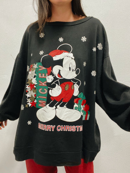 Sudadera Mickey Navidad / Sweatshirt / talla XL