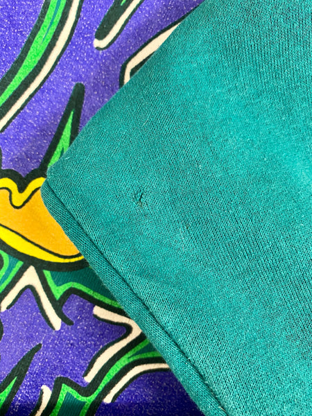 Sudadera Turquesa Dibujos Bullwinkle / Talla L