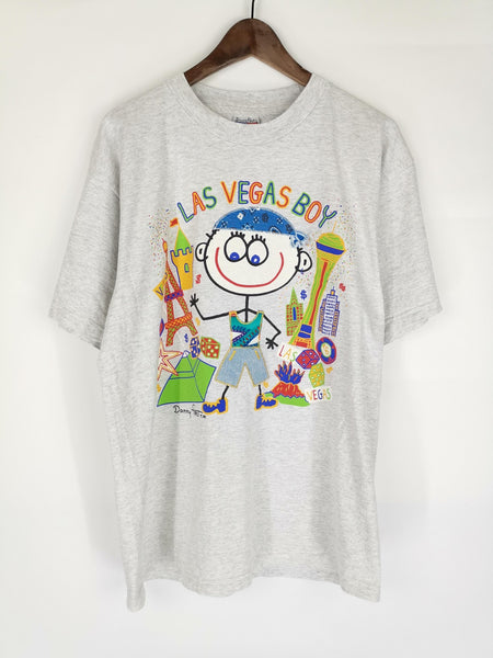 Camiseta Gris "Las Vegas Boy" de DANNY FIRST TM / Talla L