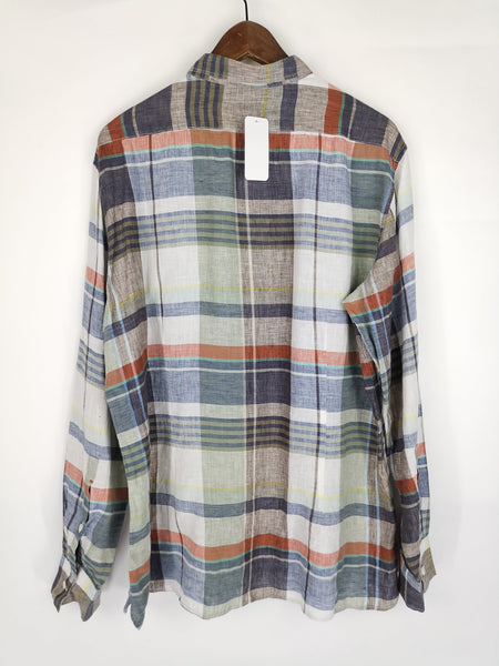 Camisa Lino Cuadros MISSONI / Talla L-XL