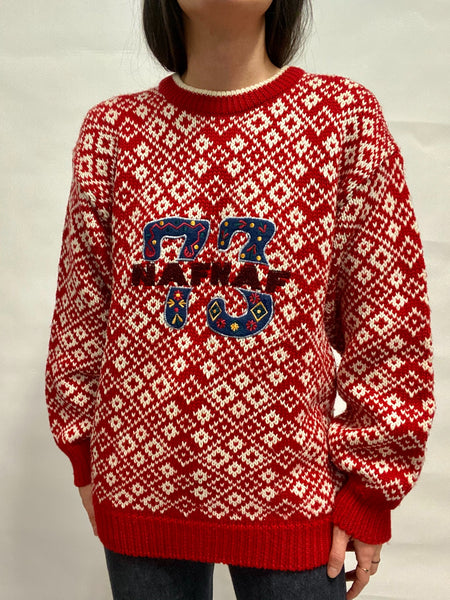 Jersey NAF NAF Rojo & Blanco / Talla M
