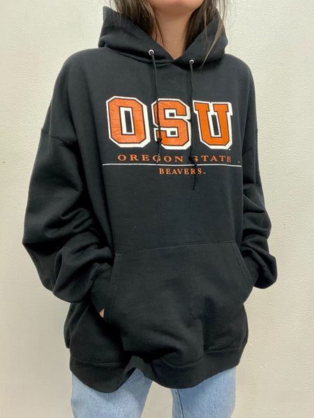 Sudadera Negra University / Talla XL
