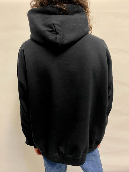 Sudadera Negra University / Talla XL