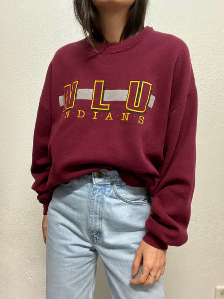 Sudadera Granate NLU INDIANS / Talla XL