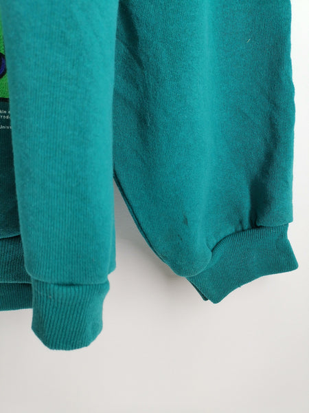 Sudadera Turquesa Dibujos Bullwinkle / Talla L