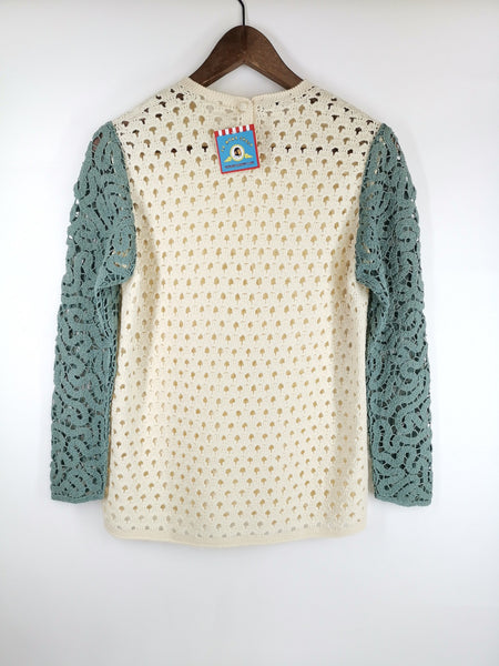 Jersey Crochet 70´s Made in Italy / Talla S