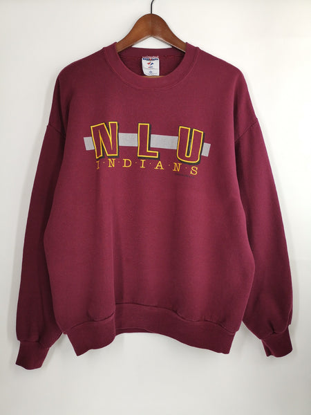 Sudadera Granate NLU INDIANS / Talla XL