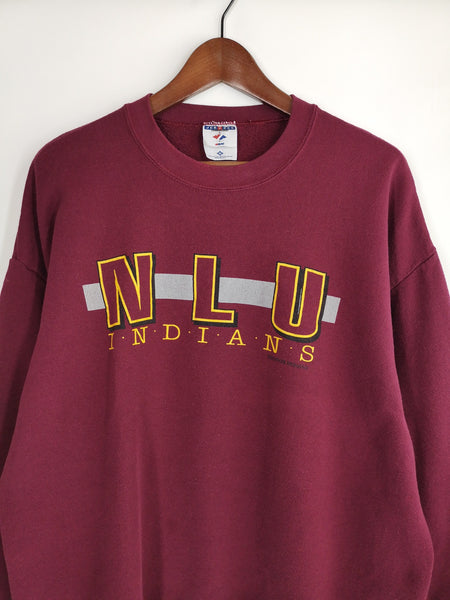 Sudadera Granate NLU INDIANS / Talla XL