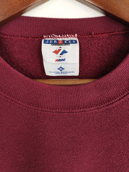 Sudadera Granate NLU INDIANS / Talla XL