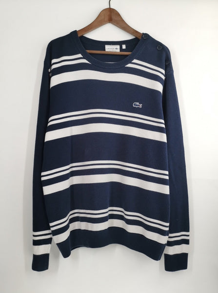 Jersey Rayas Marineras LACOSTE / Talla M-L