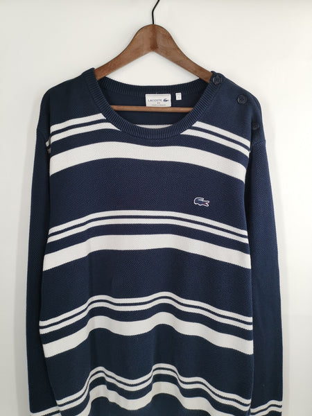 Jersey Rayas Marineras LACOSTE / Talla M-L