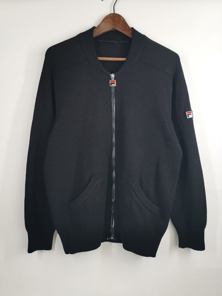Cárdigan de Punto Negro FILA / Talla L