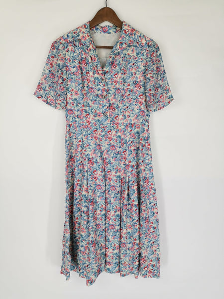 Vestido Retro Style Clavelinas / Talla S