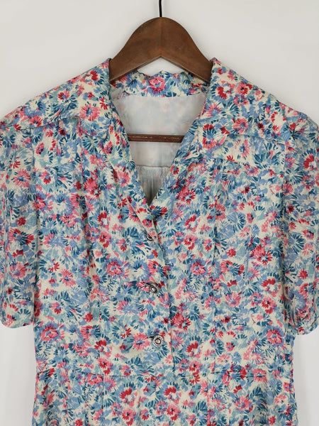 Vestido Retro Style Clavelinas / Talla S