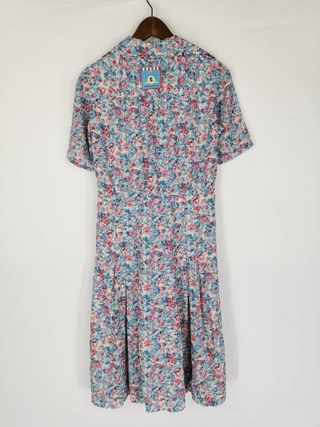 Vestido Retro Style Clavelinas / Talla S