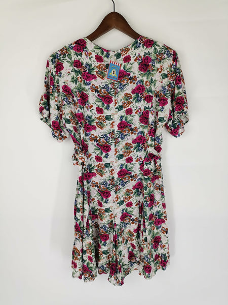 Mono con Vuelo Print Rosas / Talla M-L