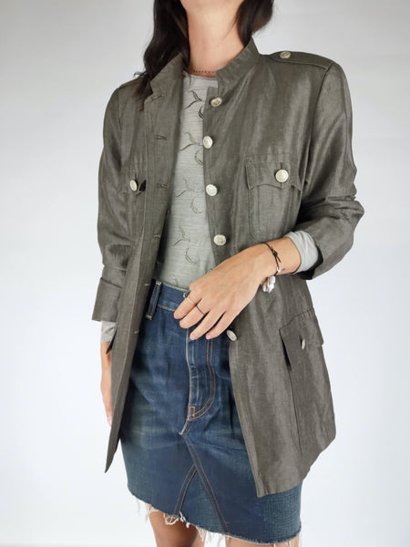 Sahariana MAX MARA Lino & Lana / Talla M