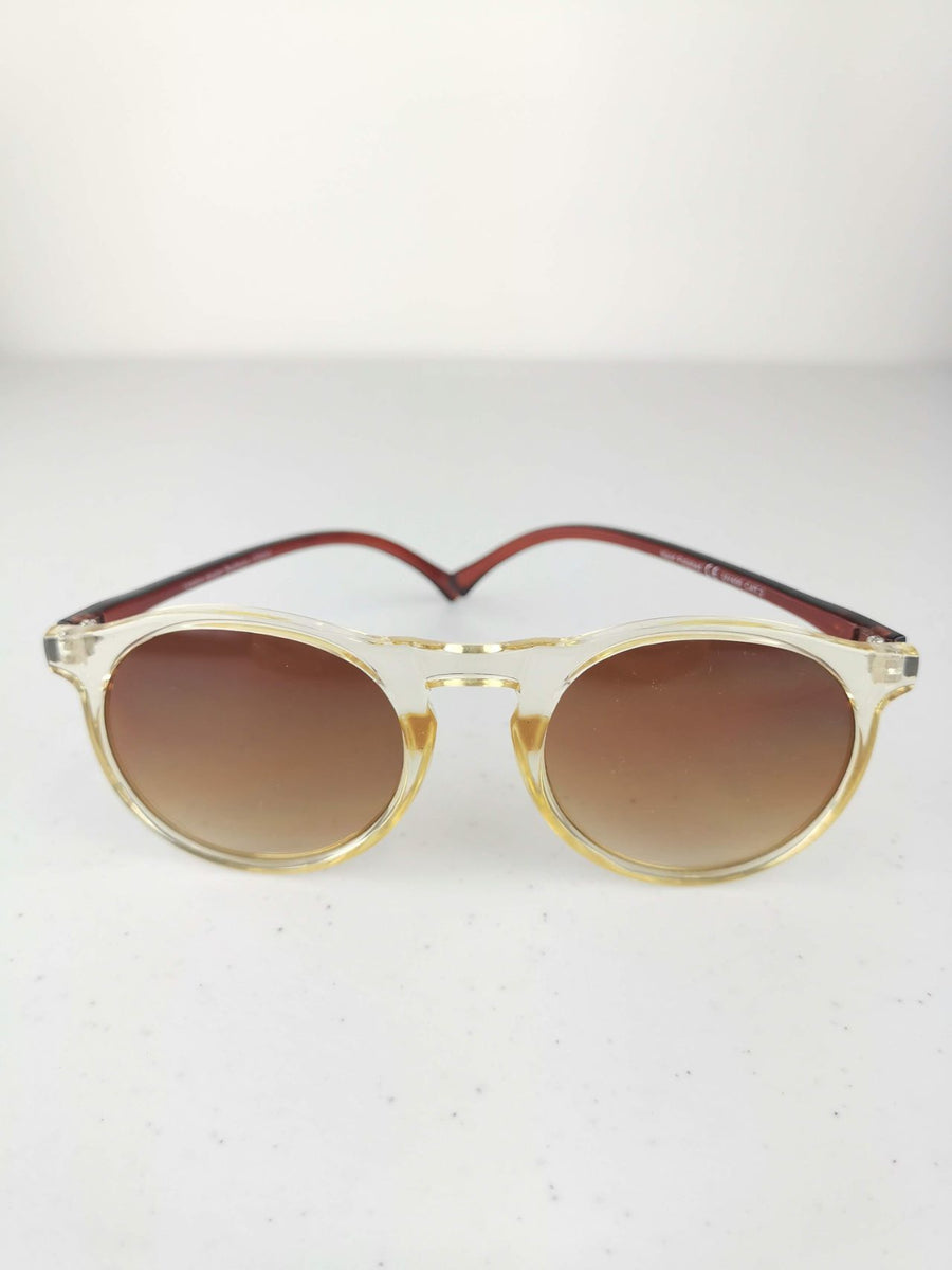 Gafas de sales pasta transparente hombre