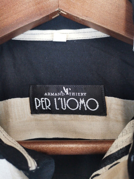 Camisa 90's Rayas Negras /Talla M/L