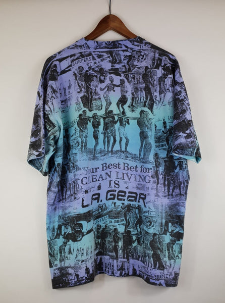 Camiseta Full Print años 90, talla L