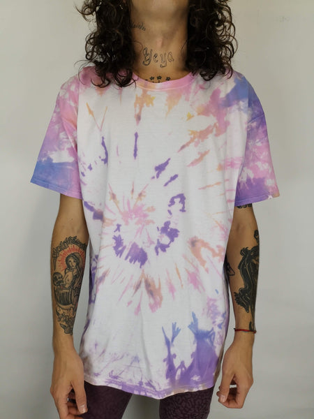Camiseta Tie-Dye Pink & Purple / Talla XL