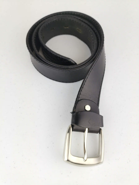Cinturón Piel Negro  / Talla L