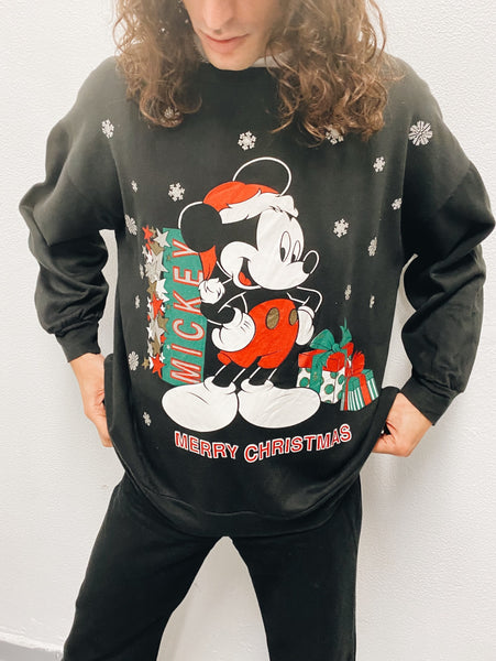 Sudadera Mickey Navidad / Sweatshirt / talla XL