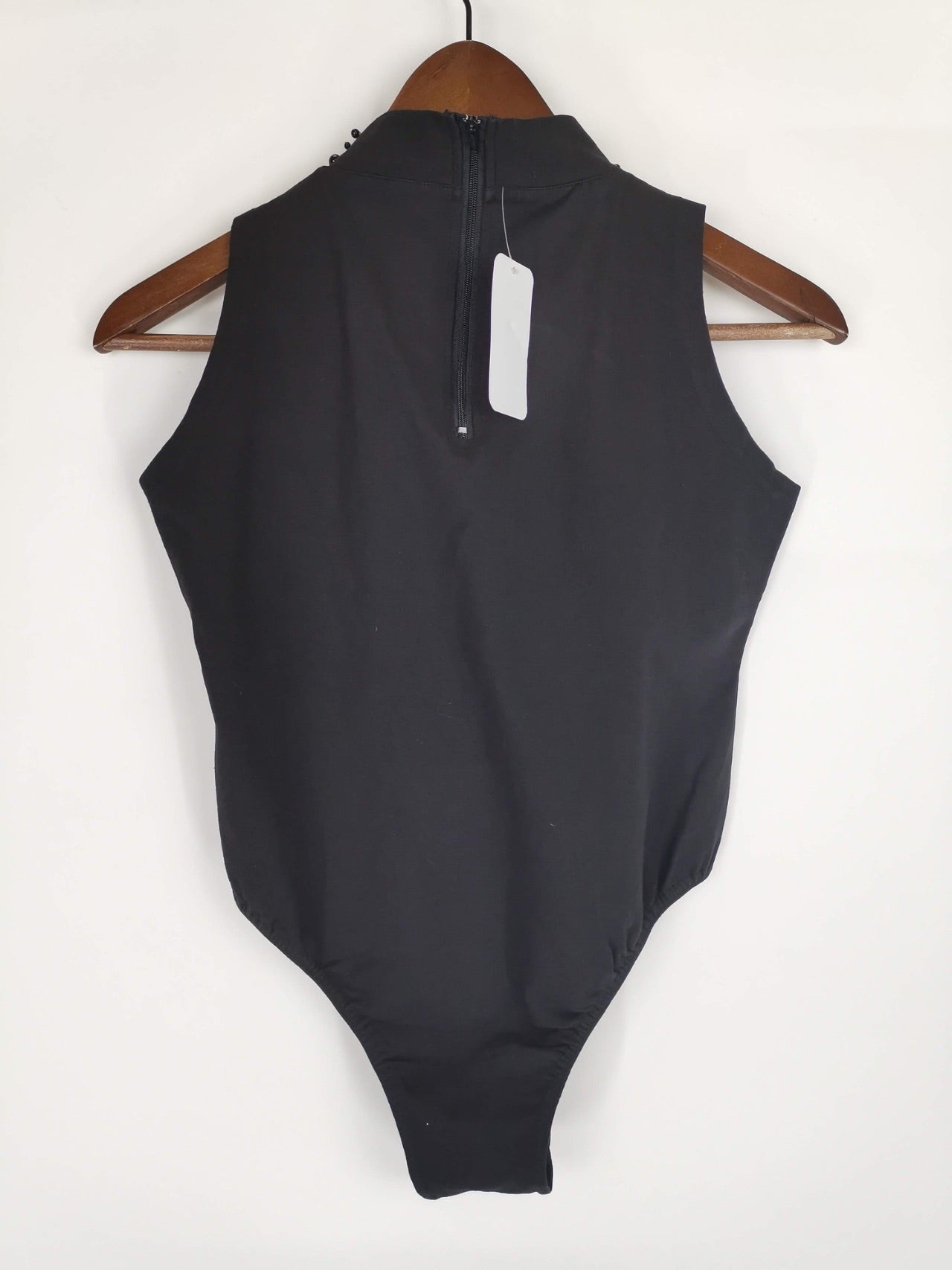 Body Vintage Negro de Fiesta Talla M La Mona Checa Vintage