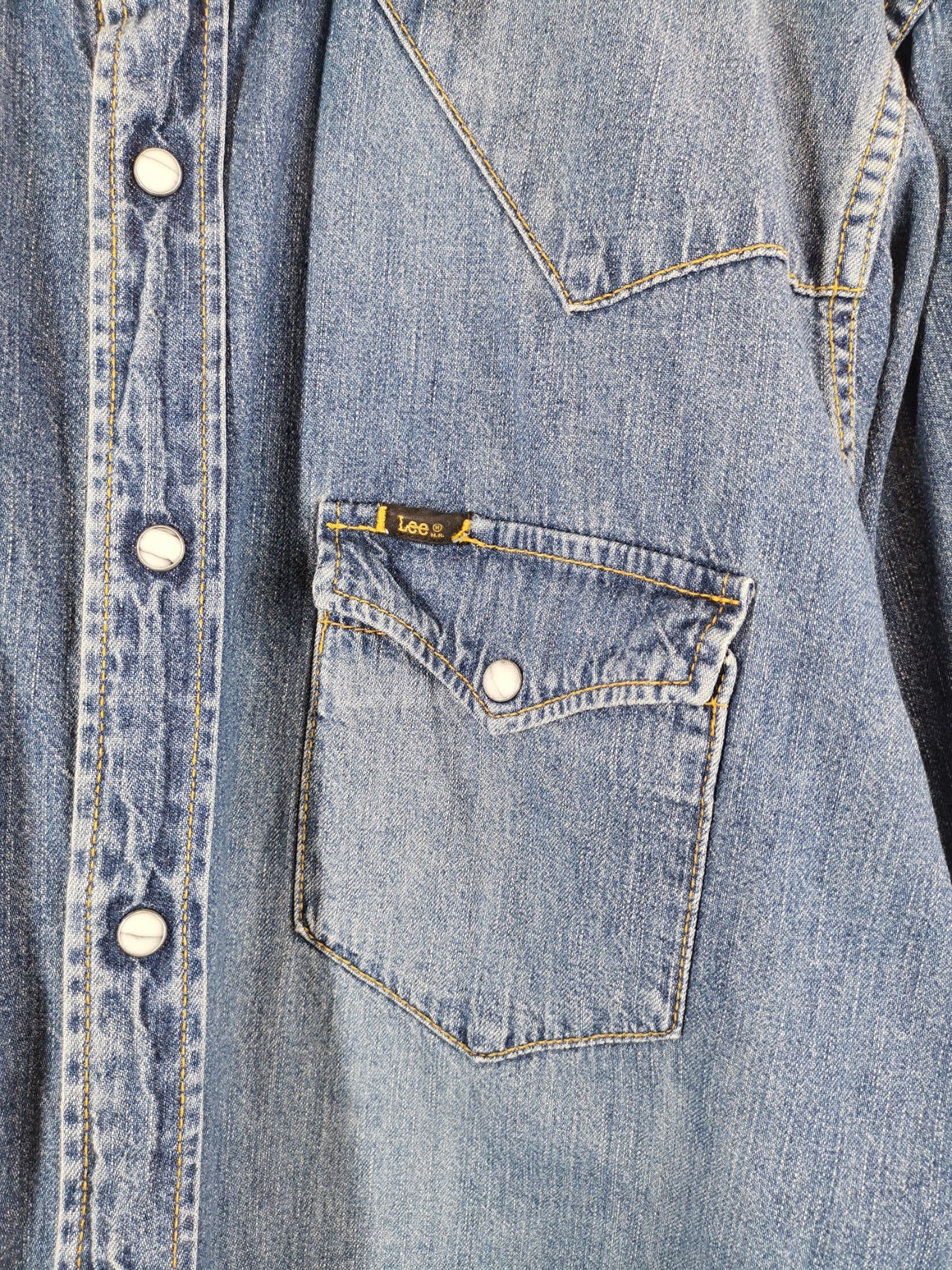 Camisa Vintage Vaquera LEE Talla L La Mona Checa Vintage