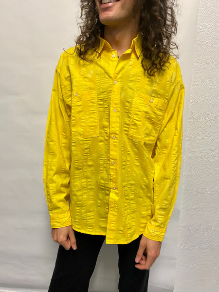 Camisa 90s Print Amarillos / Talla L