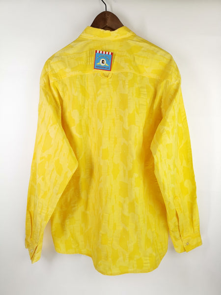 Camisa 90s Print Amarillos / Talla L