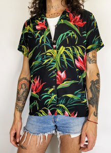 Camisa Hawaii Flores del Paraíso M