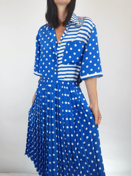 Set Sailor Rayas y Lunares / Talla M-L