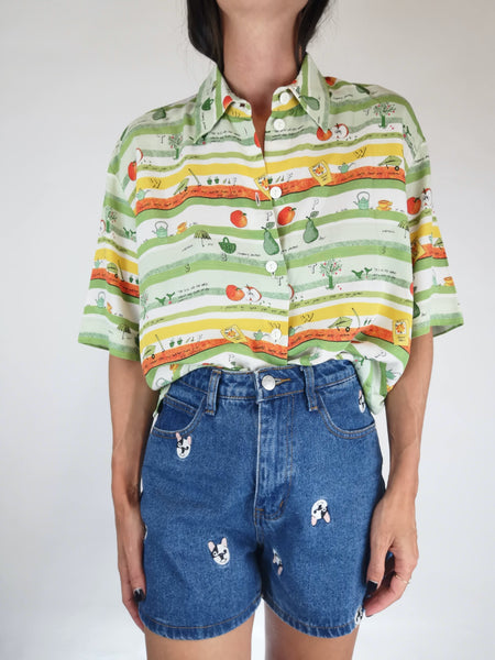 Blusa 90's Happy Fruits / Talla M