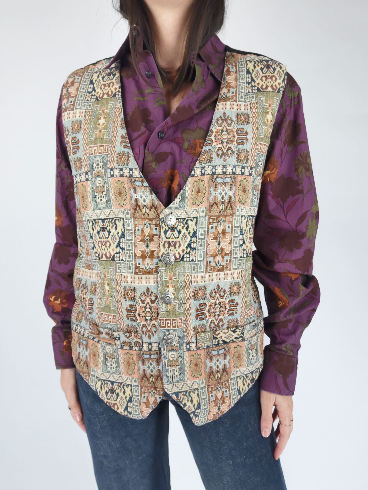Chalecos vintage mujer best sale