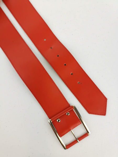 Cinturón Piel Rojo / Talla S