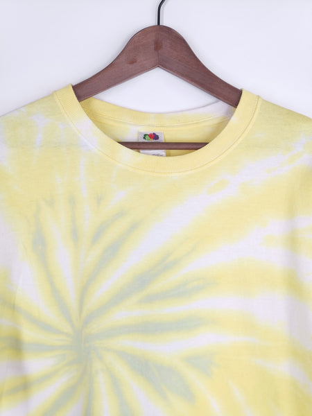 Camiseta Tie Dye Amarilla, Talla L