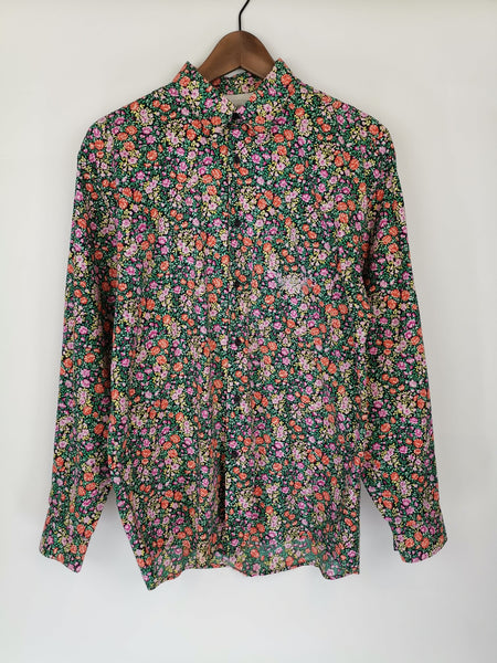 Camisa Flores Primavera / Talla M
