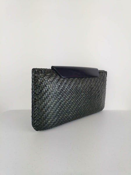 Bolso de Mimbre Elegance Dark Blue