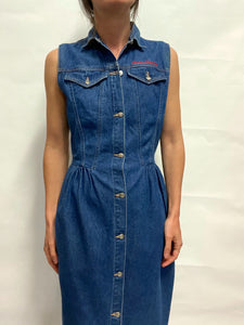 Vestido Midi Vaquero Oscuro / Talla S