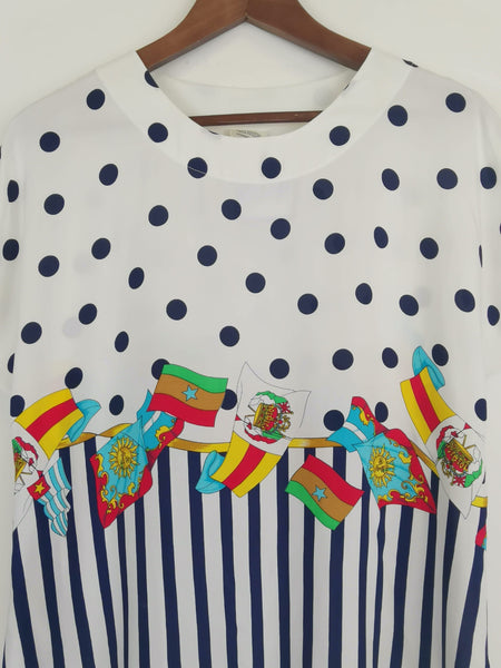 Camiseta Lunares & Rayas Summer / Talla M-L