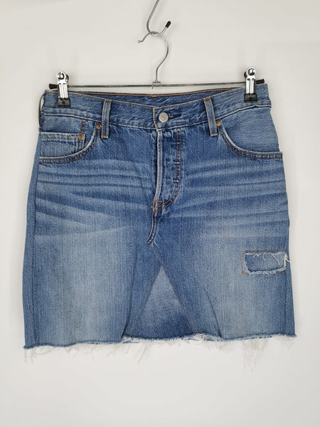 Minifalda LEVI´S 501 REWORKED Denim Medio / Talla 30" (talla entre 38-40)