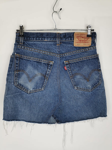 Minifalda LEVI´S 517 REWORKED Denim Oscuro / Talla 29" (talla 38)