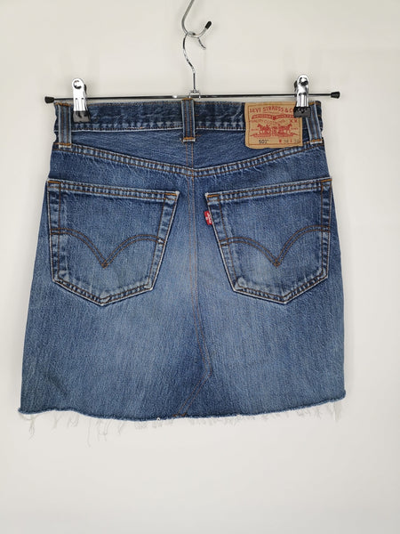 Minifalda LEVI´S 501 REWORKED Denim Oscuro / Talla 29" (talla 38)