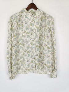 Blusa 80s Miniflores / Talla M