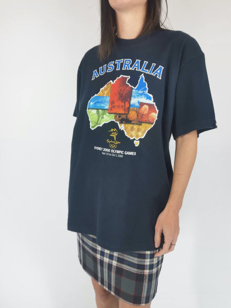 Camiseta Negra Juegos Olímpicos de Sydney 2000 / Talla M
