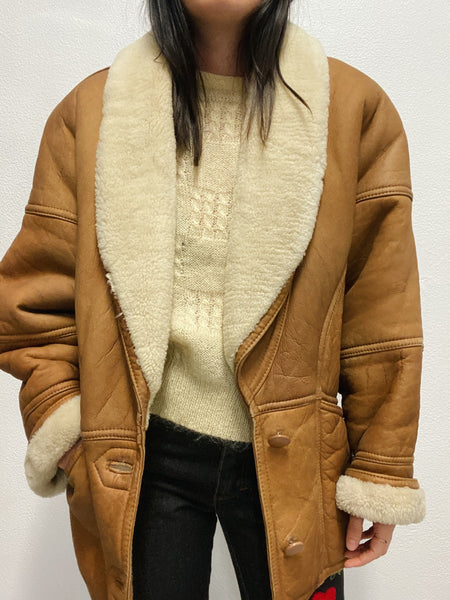 Abrigo Pelliza Mujer / Sheepskin coat / Talla L